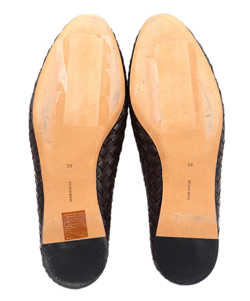 The Row Brown Woven Leather Loafer 4