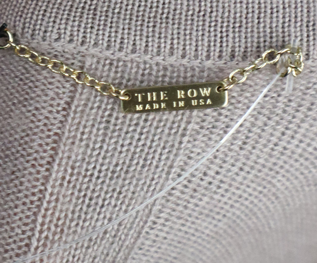 The Row Pink Oyster Cashmere Sweater 3