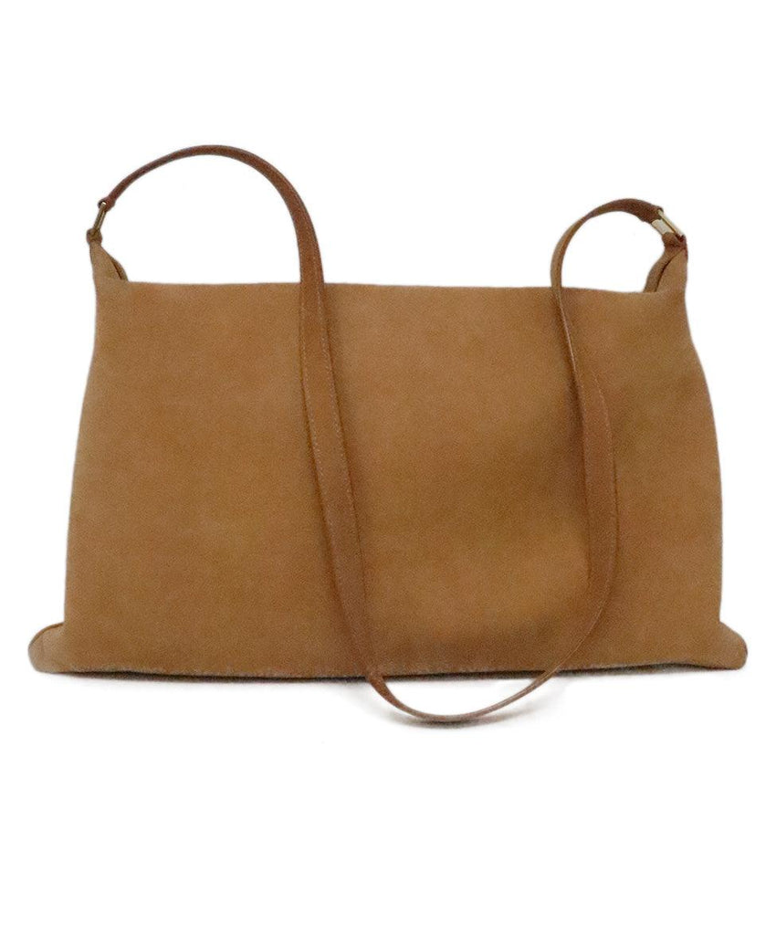 The Row Tan Leather Shoulder Bag - Michael's Consignment NYC