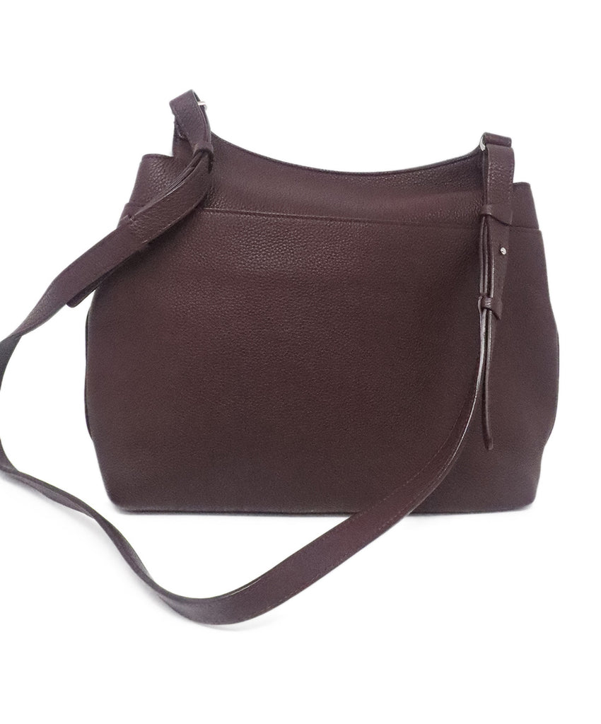 The Row Wine Red Leather Crossbody 2