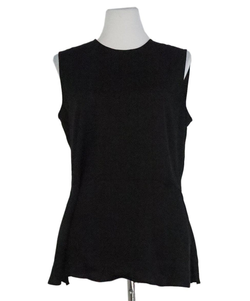 Theory Black Silk Top sz 8 - Michael's Consignment NYC