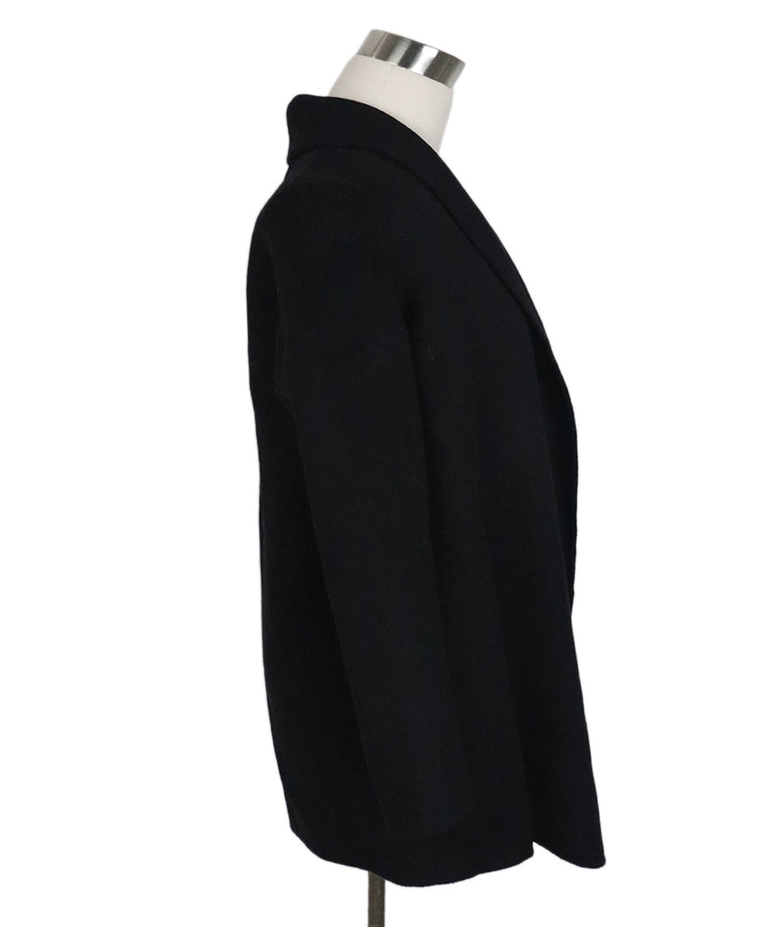 Theory Black Wool Cashmere Coat 1