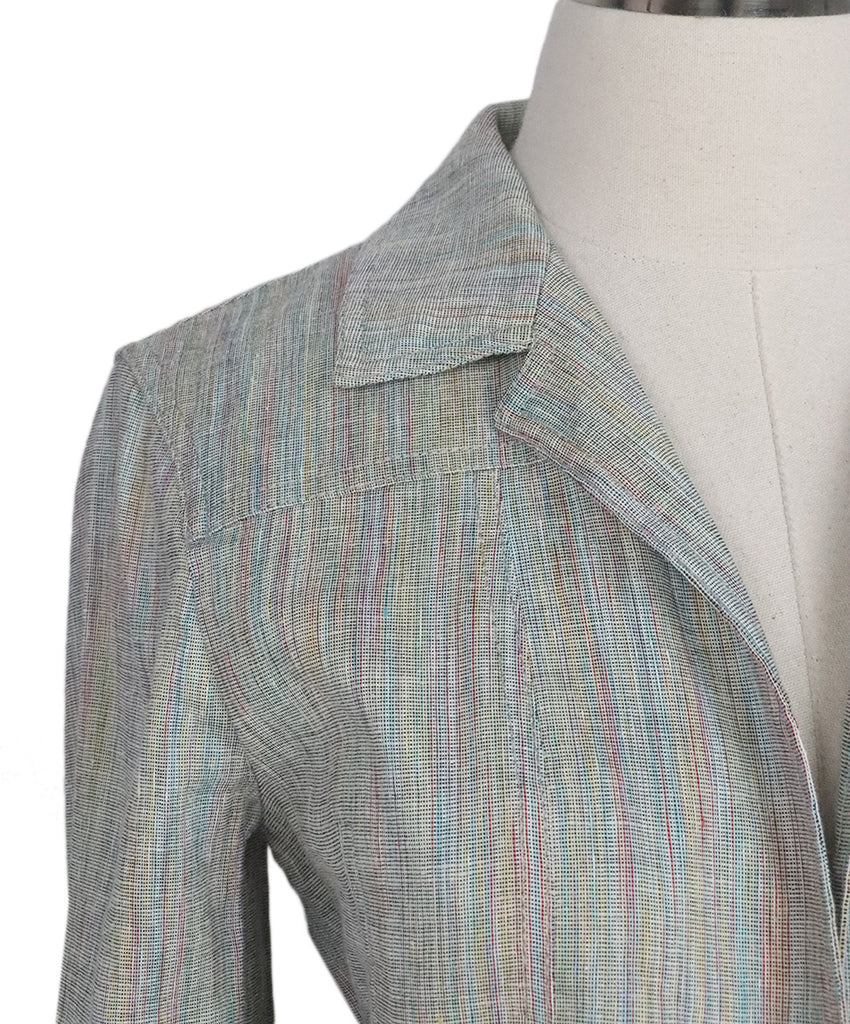 Theory Multicolor Striped Jacket 5