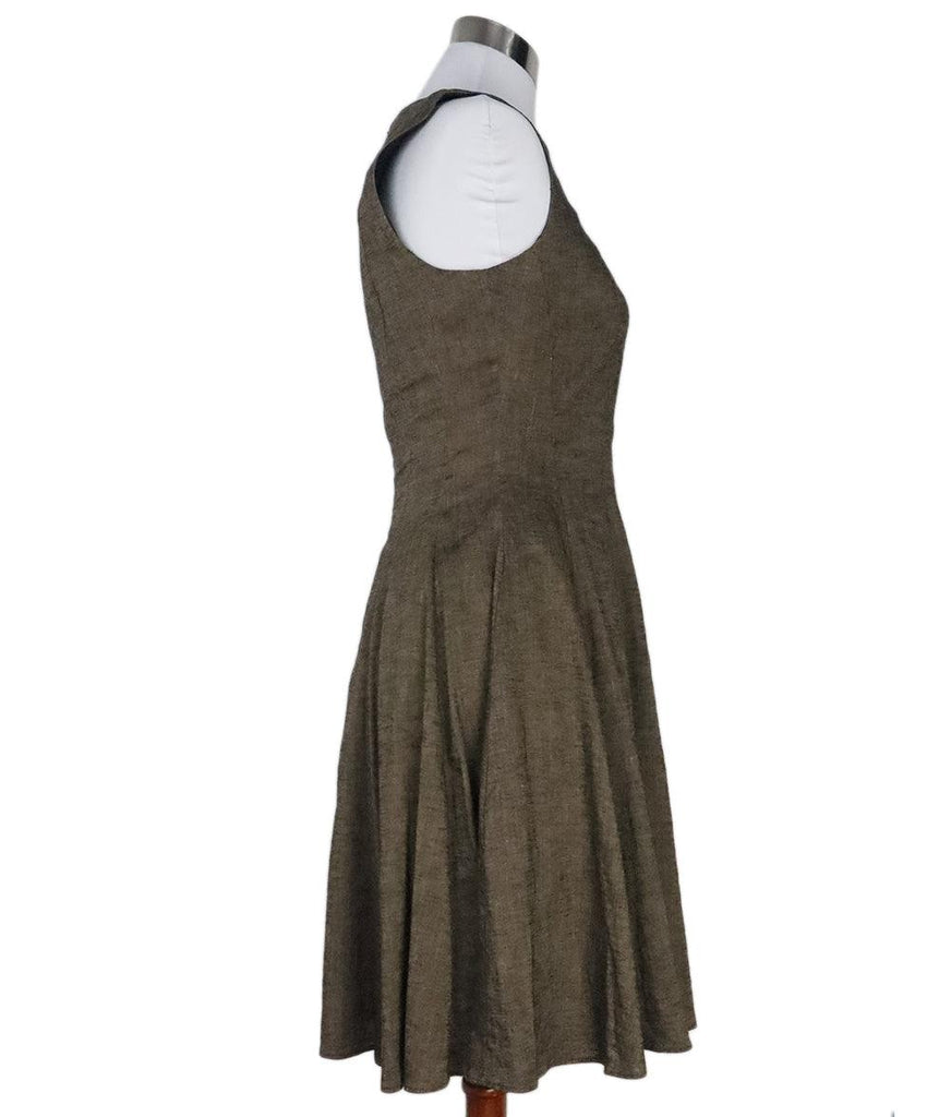 Theory Brown Linen Dress 1