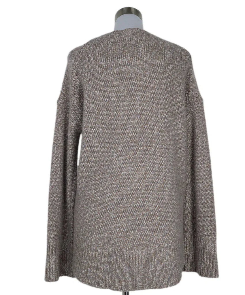 Theory Grey Purple & Orange Cashmere Sweater sz 10 - Michael's Consignment NYC