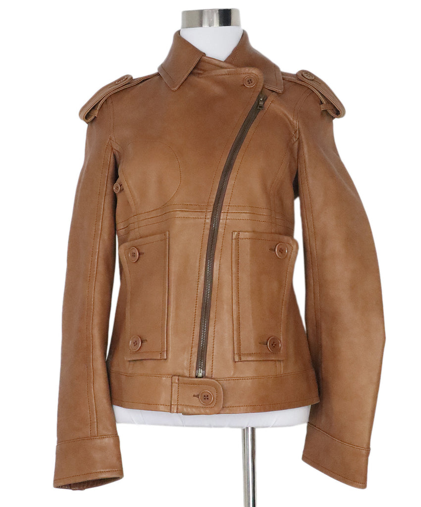 Theory Tobacco Leather Jacket 
