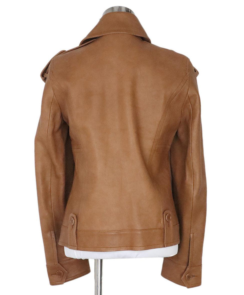 Theory Tobacco Leather Jacket 2