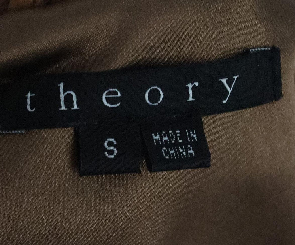 Theory Tobacco Leather Jacket sz 4 - Michael's Consignment NYC