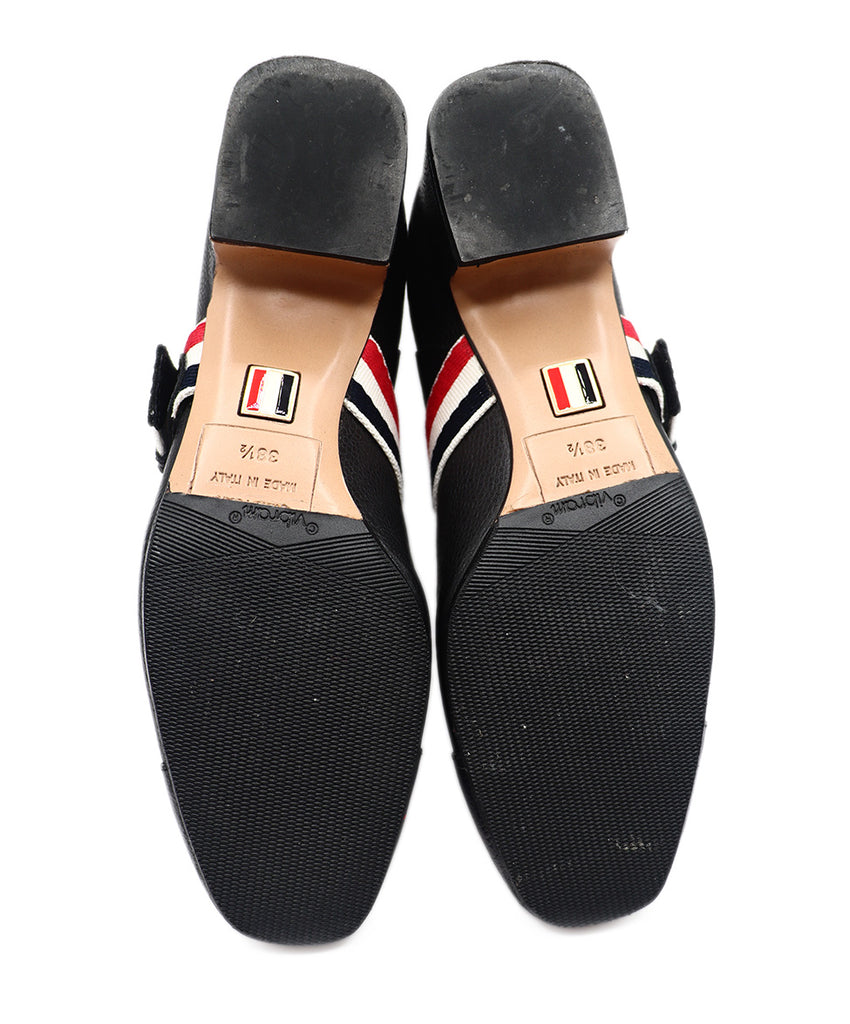 Thom Browne Black Leather Stripe Boot 4