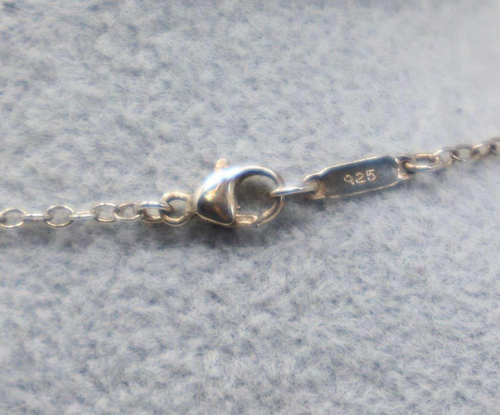 Tiffany & Co. Vintage Sterling Silver Leaf Necklace 2