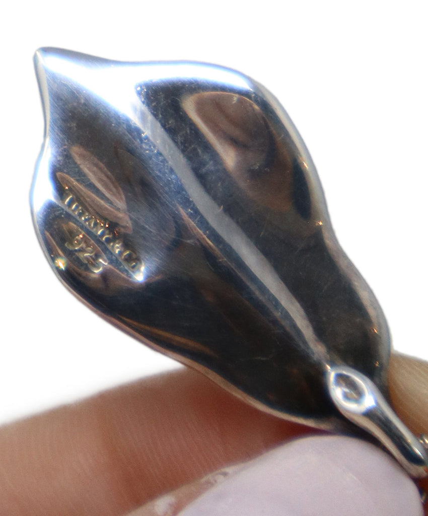 Tiffany & Co. Vintage Sterling Silver Leaf Necklace 5