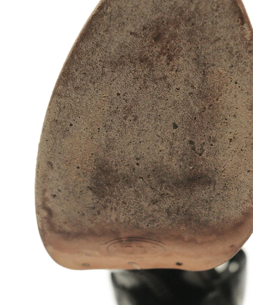 Tod's Black Leather Ankle Strap Heels sz 4.5 - Michael's Consignment NYC