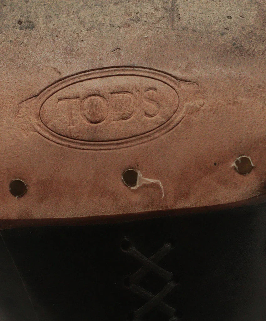 Tod's Black Leather Ankle Strap Heels sz 4.5 - Michael's Consignment NYC