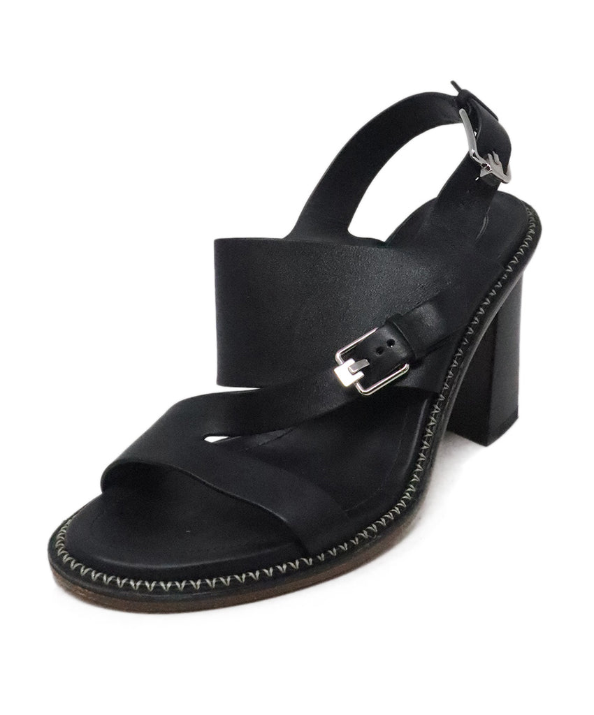 Tod's Black Leather Sandals 