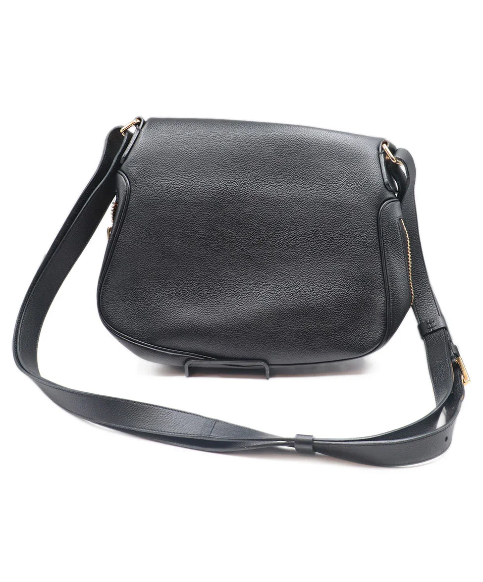 Tom Ford Black Leather Crossbody Jennifer Shoulder Bag l Michael's