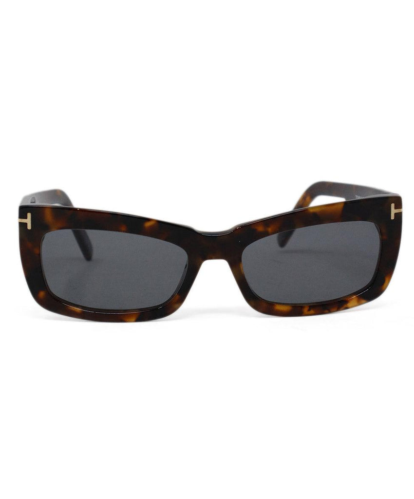 Tom Ford Brown Tortoise Print Sunglasses 