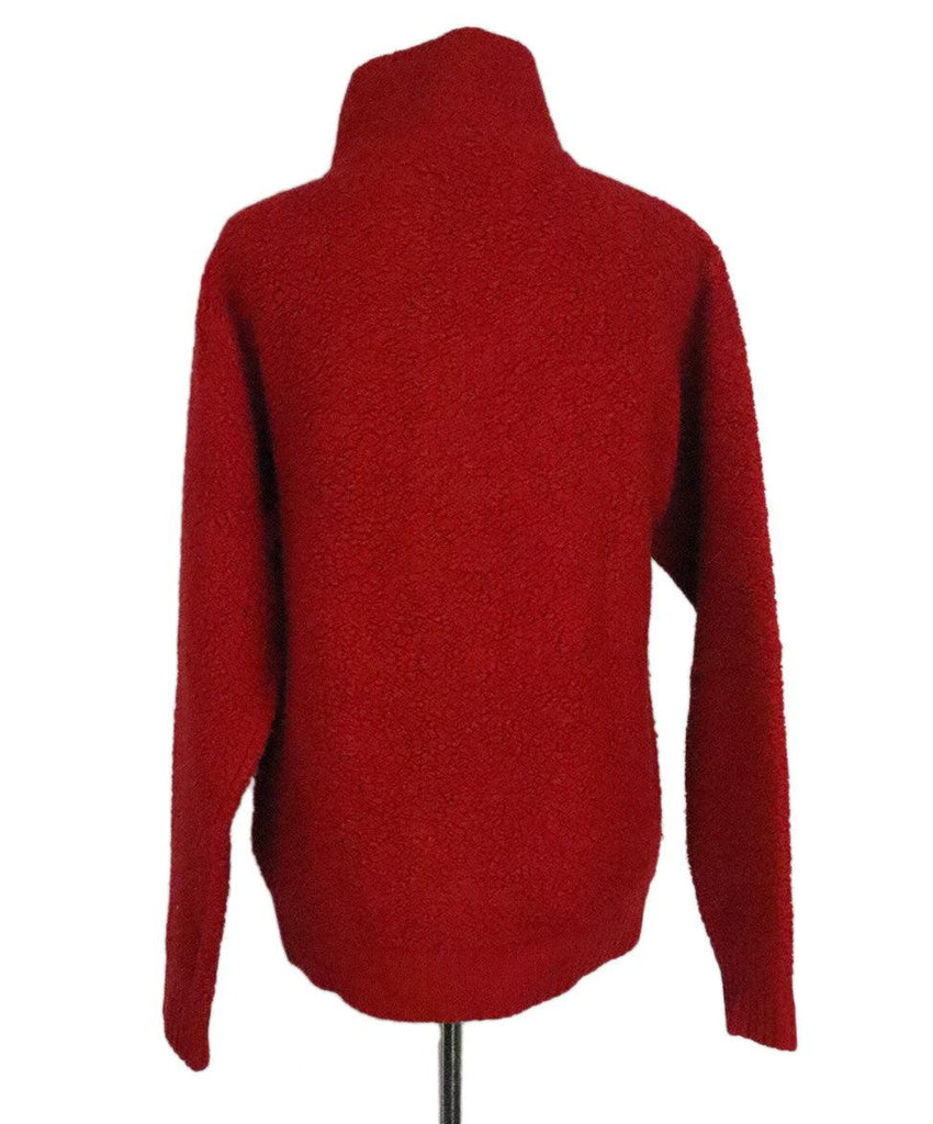 Tomas Maier Red Wool Cardigan sz 6 - Michael's Consignment NYC
