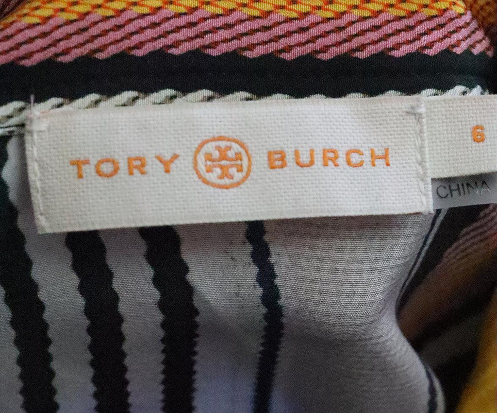 Tory Burch Multicolor Striped Silk Blouse sz 8 - Michael's Consignment NYC