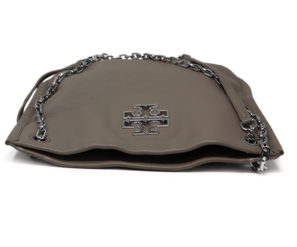Tory Burch Taupe Leather Crossbody 4