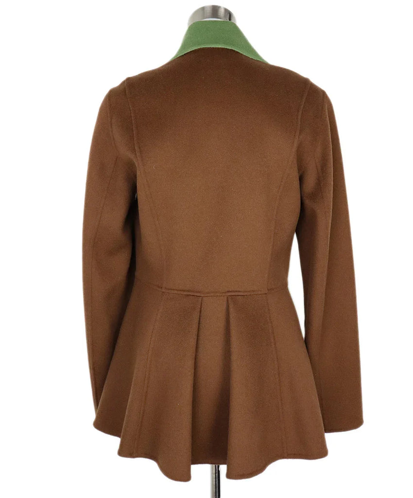 Tse Brown & Green Cashmere Jacket sz 10 - Michael's Consignment NYC
