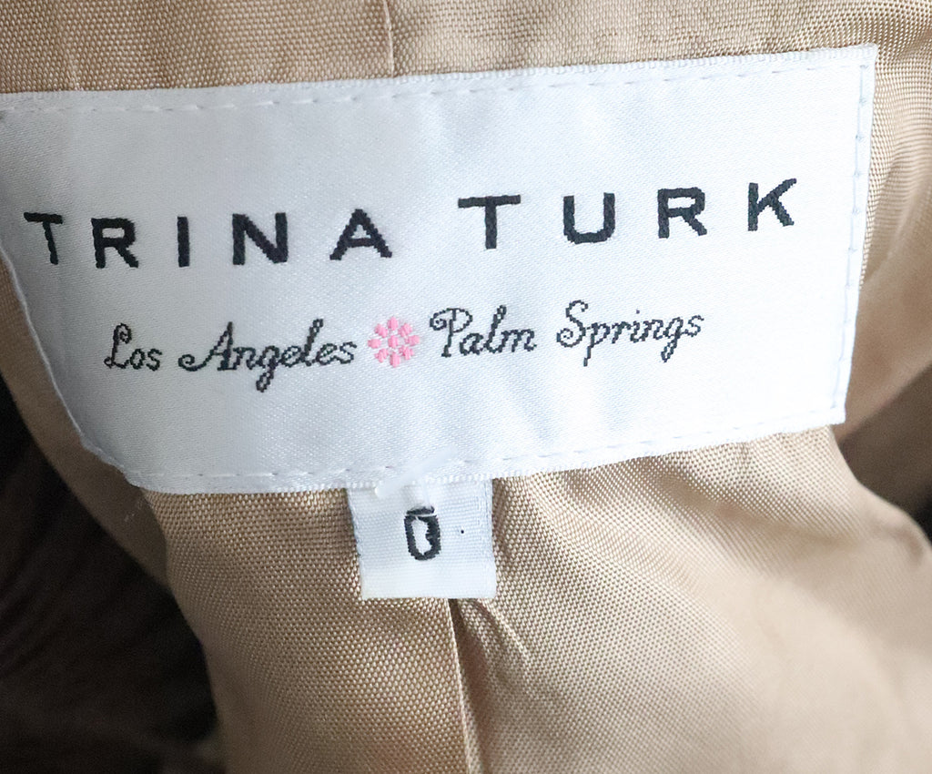 Turk Black & Brown Floral Wool Jacket 3