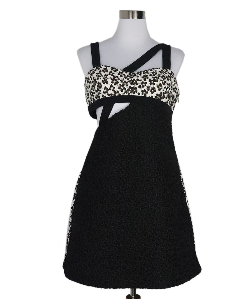 Ungaro Black & White Print Dress 
