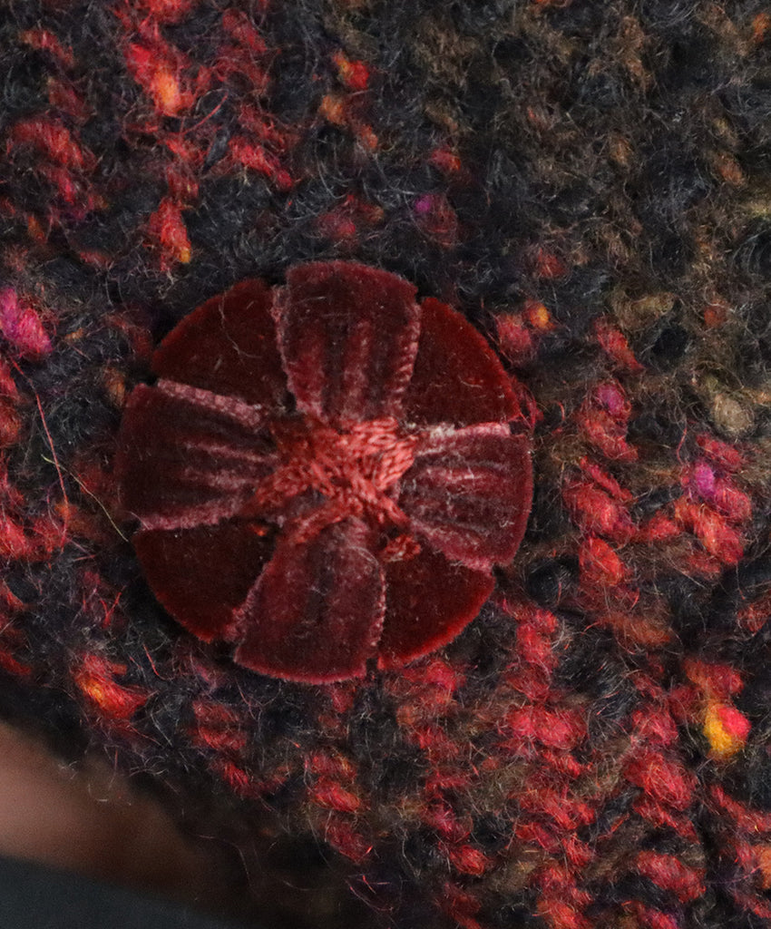 Ungaro Vintage Black Pink & Orange Tweed Blazer 5