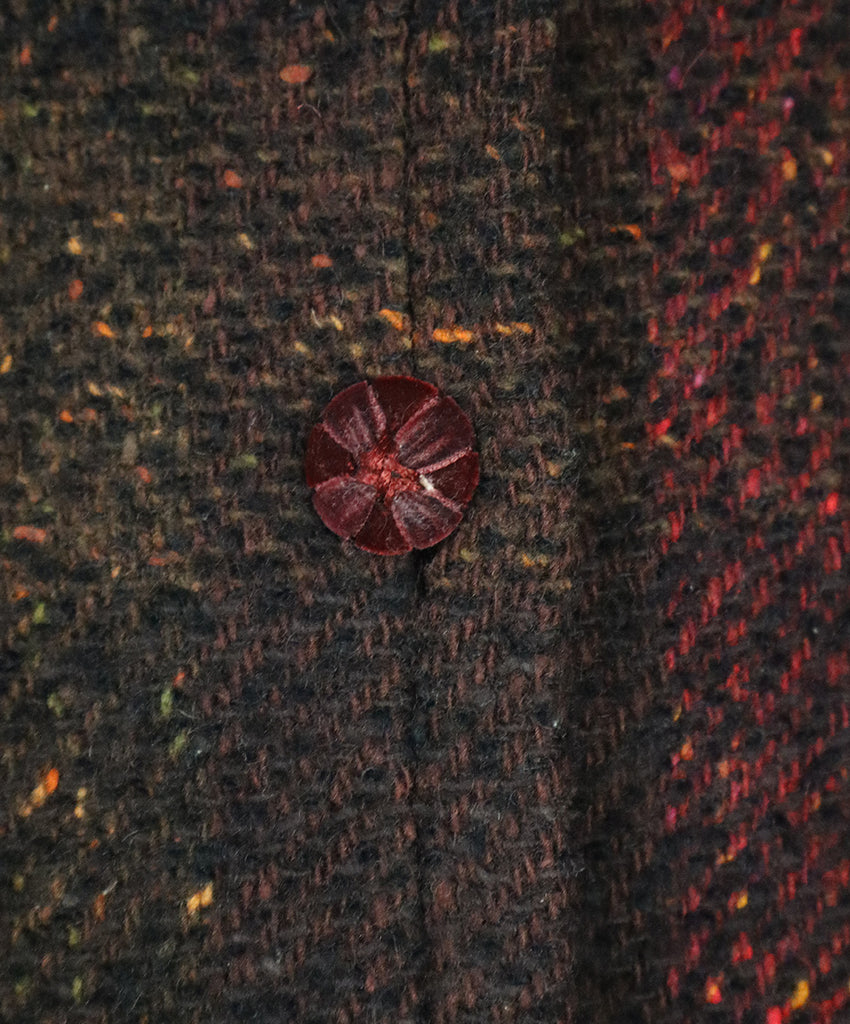 Ungaro Vintage Black Pink & Orange Tweed Blazer 6