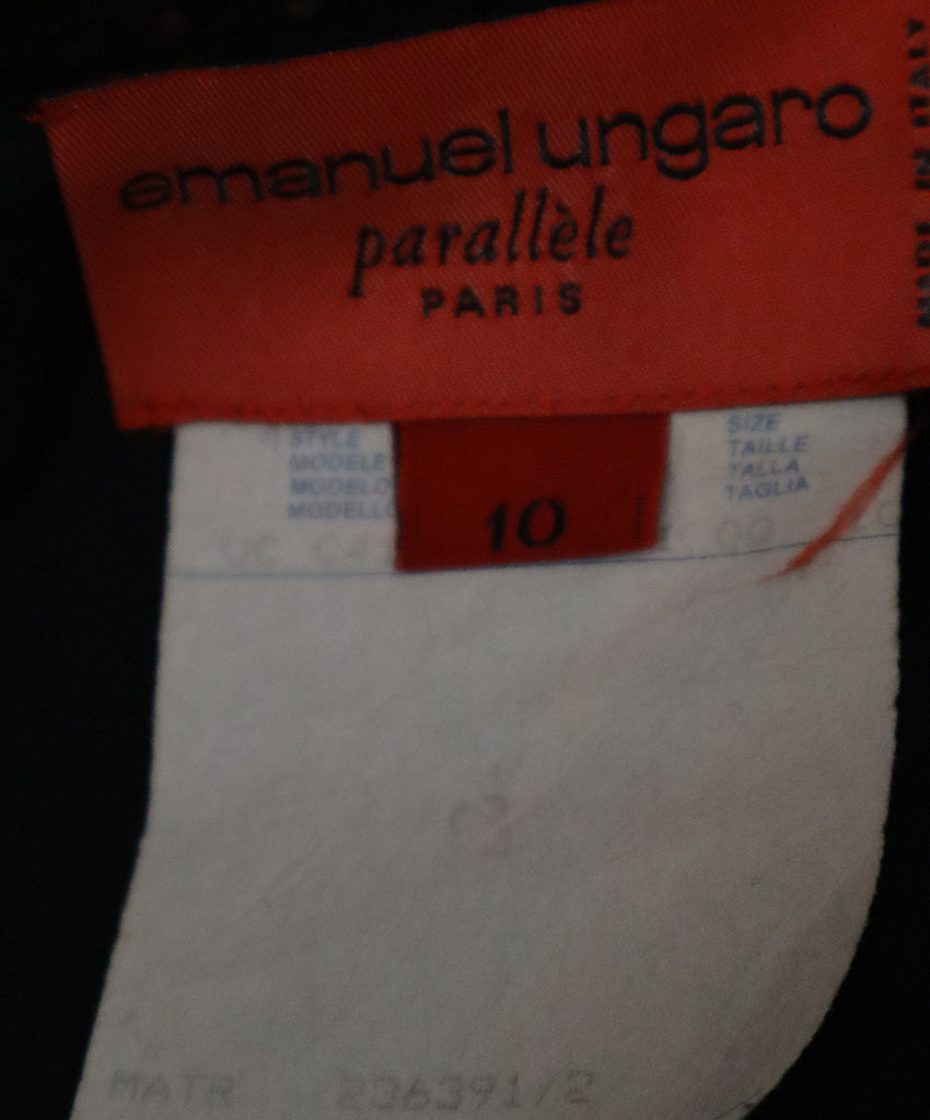 Ungaro Vintage Black Pink & Orange Tweed Blazer 3