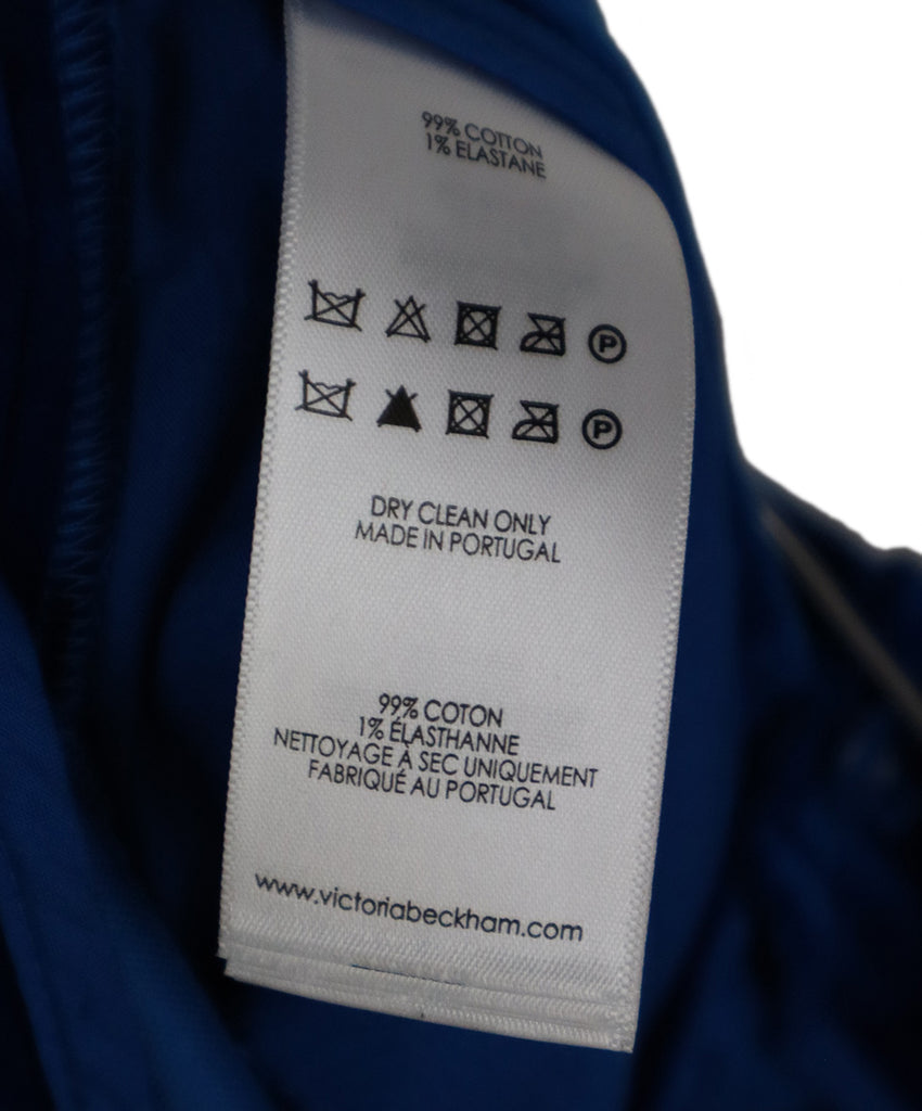 V. Beckham Blue Velvet Pants 3