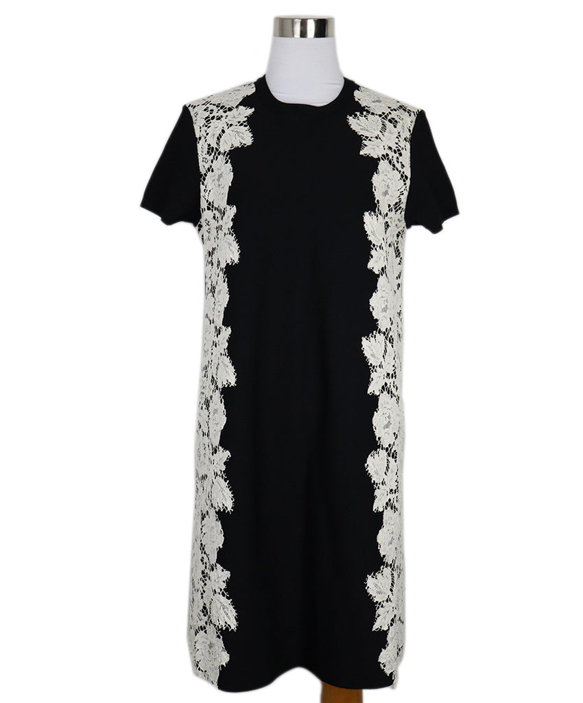 Valentino B&W Cotton Lace Dress 