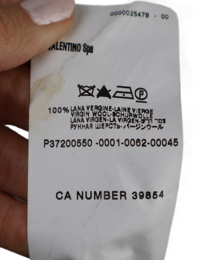 Valentino B&W Plaid Wool Jacket 4