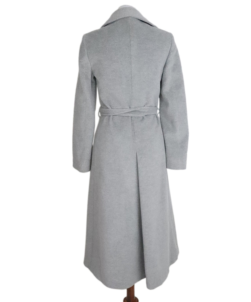 Valentino Grey Angora Wool Coat 2
