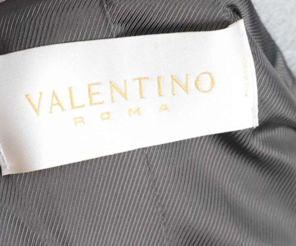 Valentino Grey Angora Wool Coat 3