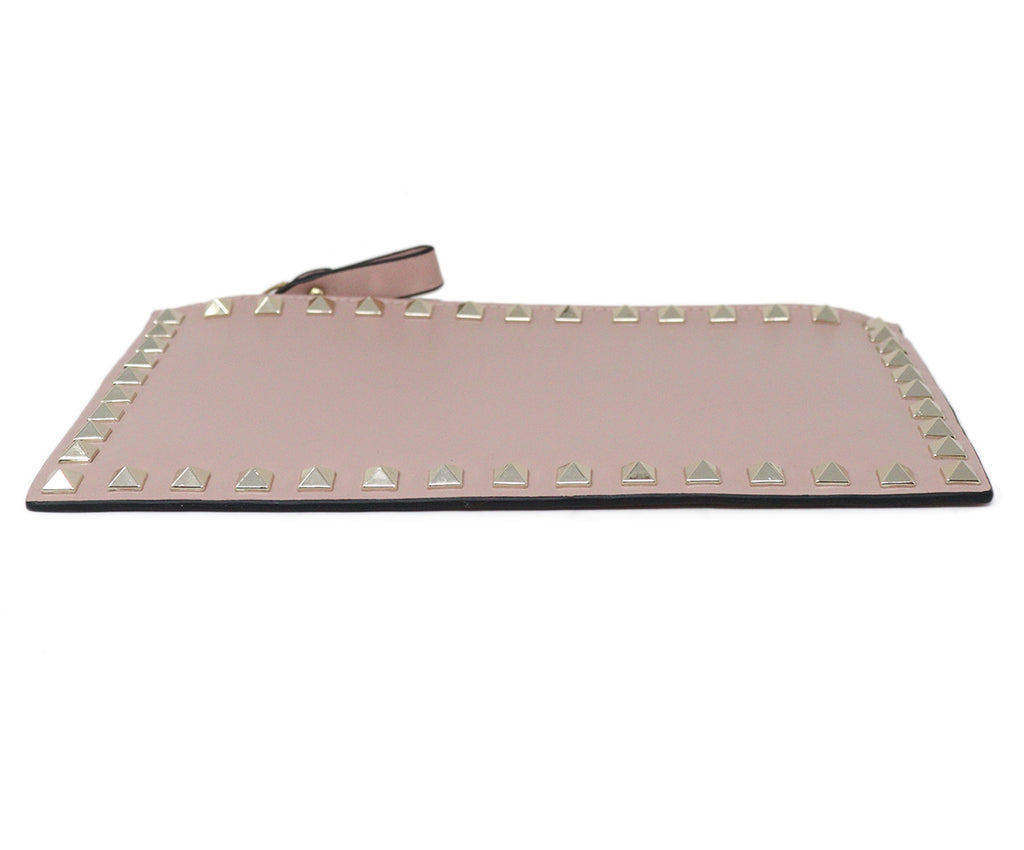 Valentino Pink Mauve Leather Studs Handbag 2