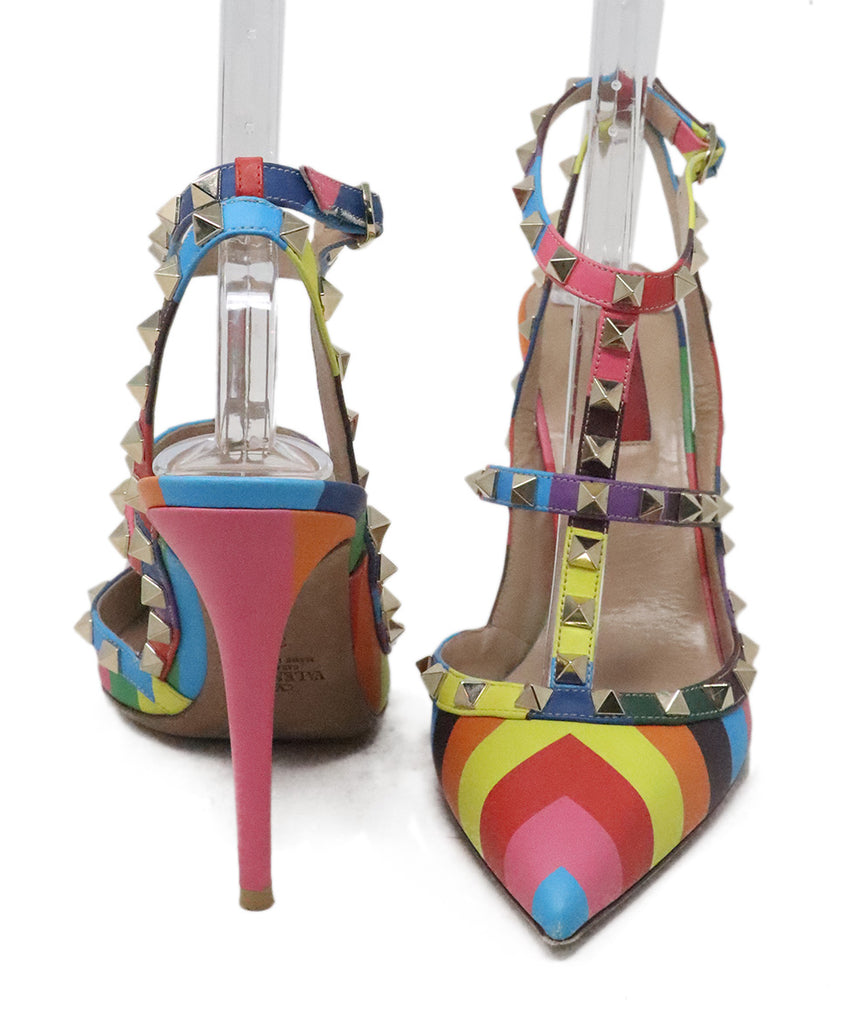 Valentino Multicolor Studded Heels 2