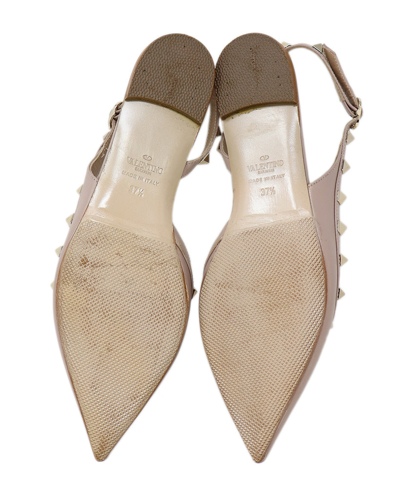 Valentino Nude Leather Studded Flats 4