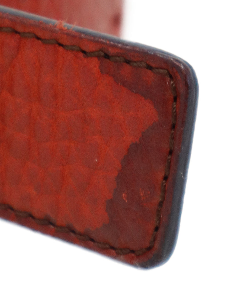 Valentino Red Leather Belt 6