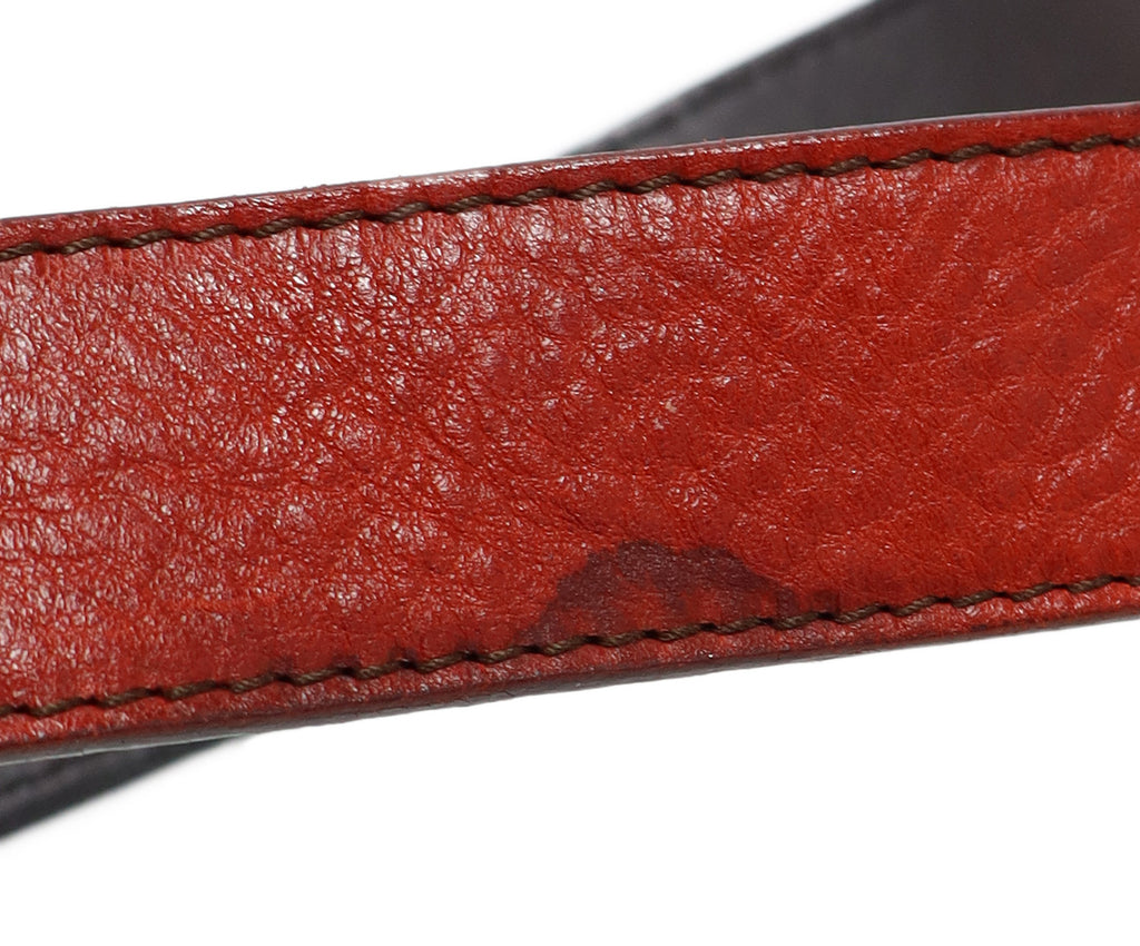 Valentino Red Leather Belt 8