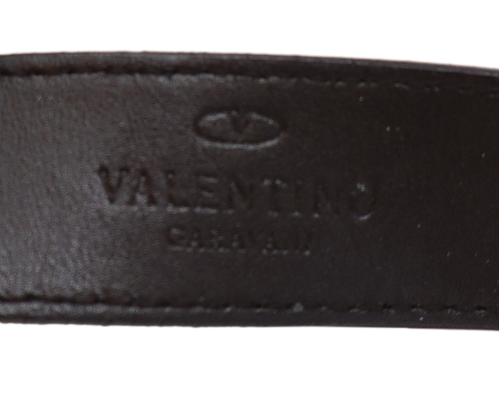 Valentino Red Leather Belt 4