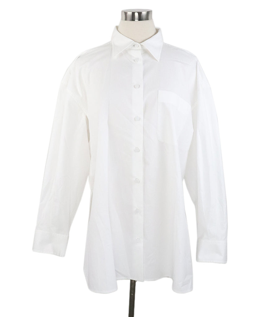 Valentino White Cotton Shirt 