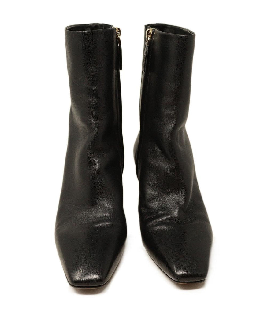Valentino Black Leather Studded Boots sz 6 - Michael's Consignment NYC