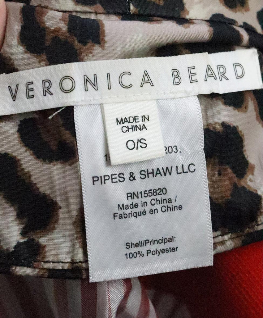 Veronica Beard Orange & Cheetah Print Jacket sz 4 - Michael's Consignment NYC