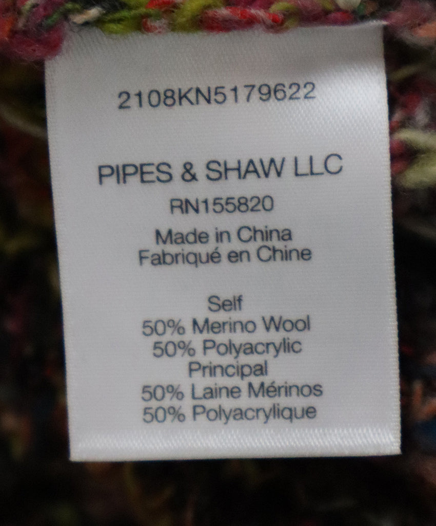 Veronica Beard Multicolor Knit Wool Cardigan 4