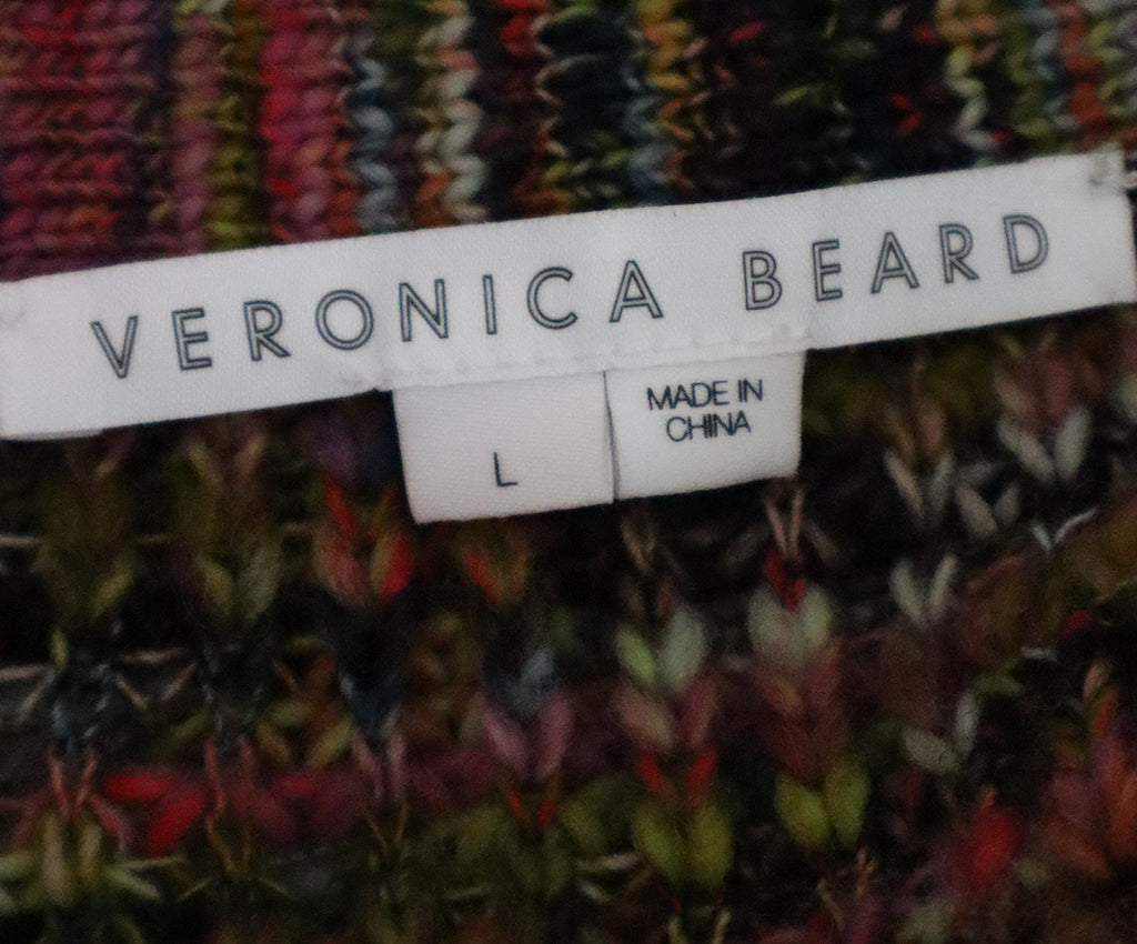 Veronica Beard Multicolor Knit Wool Cardigan 3