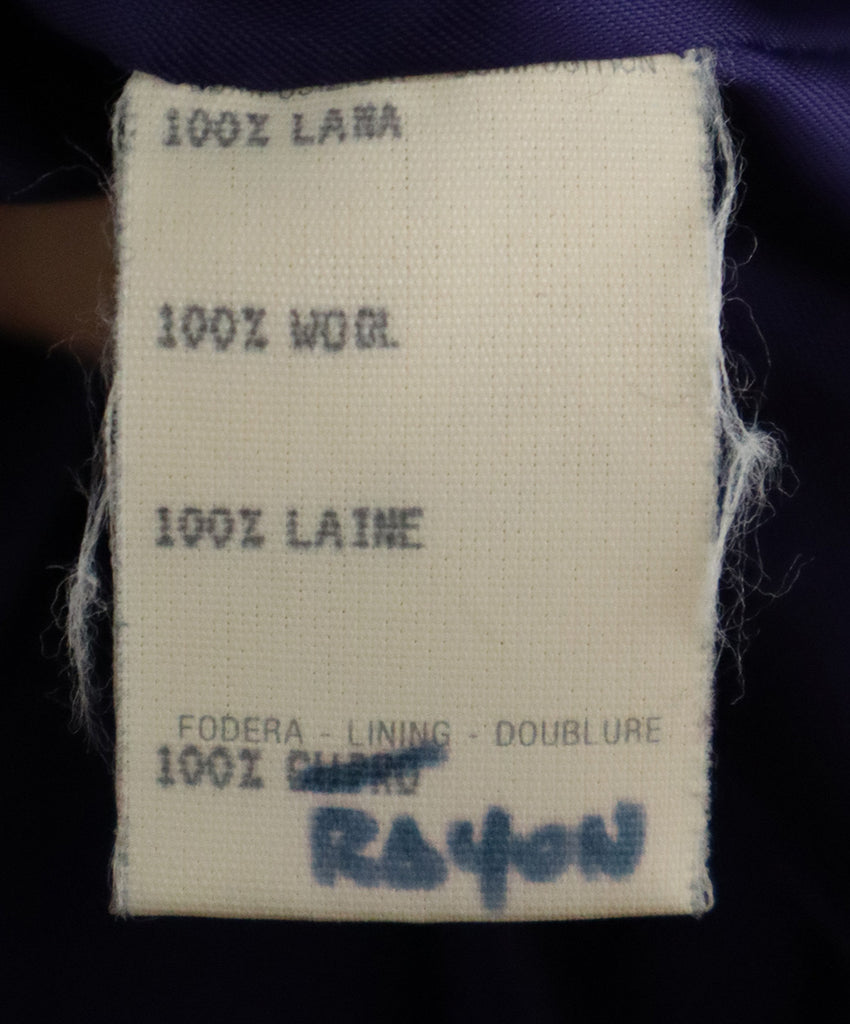 Versace Vintage Purple Wool Dress 4