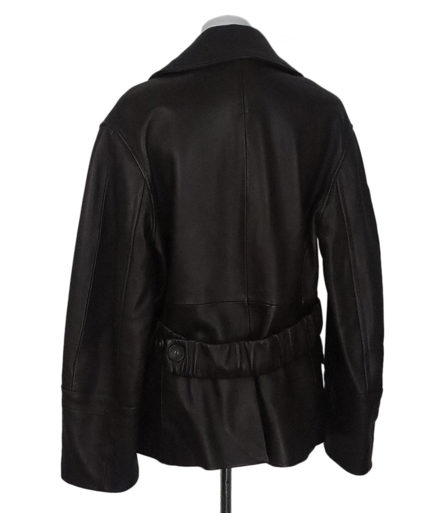 Vince Brown Leather Jacket 2