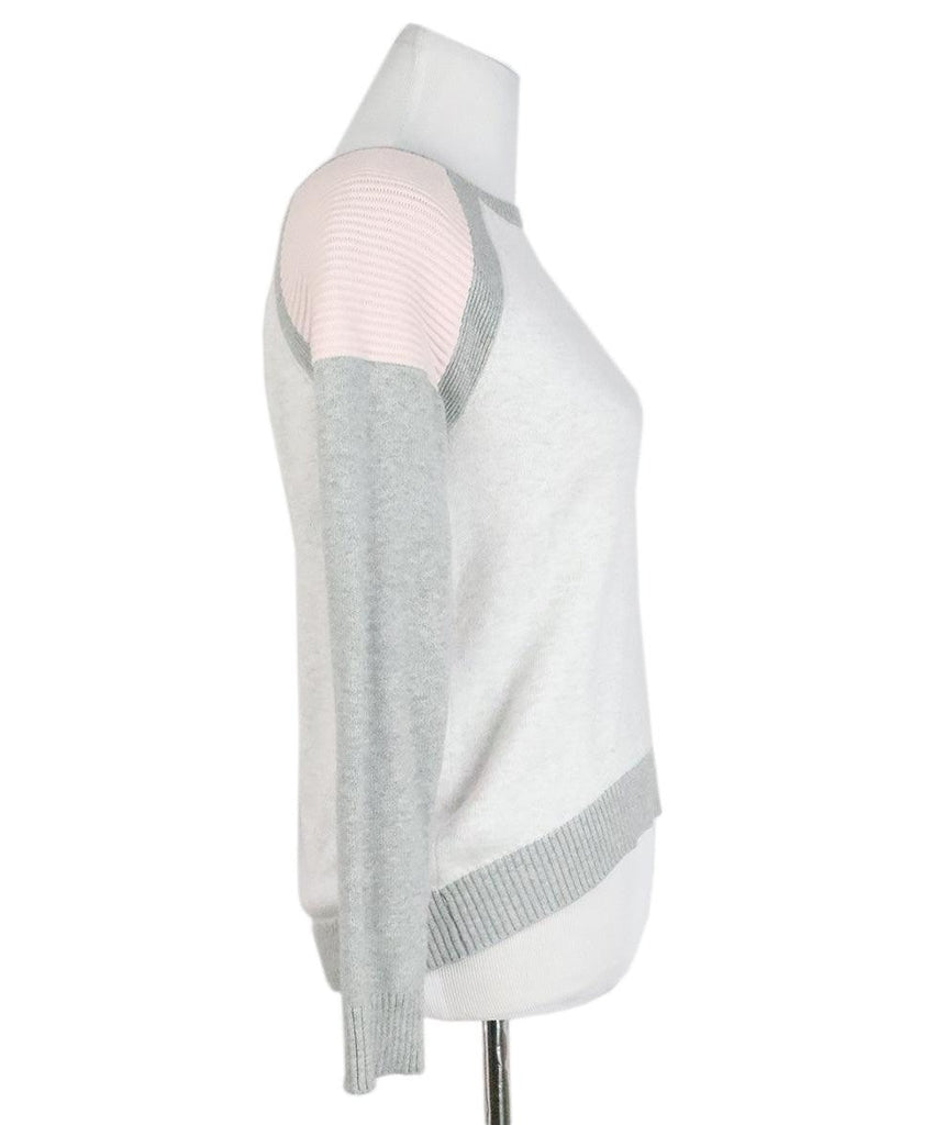 Vince Grey & Pink Cashmere Sweater sz 8 - Michael's Consignment NYC