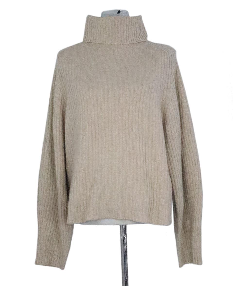 Vince Neutral Cashmere Open Back Sweater sz 8 Michael s Consignment NYC