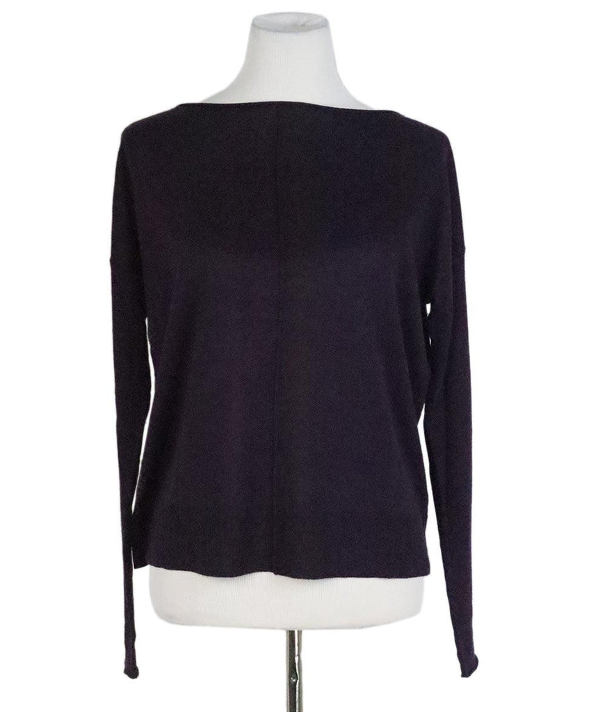 Vince Purple Silk & Cashmere Sweater sz 4 - Michael's Consignment NYC